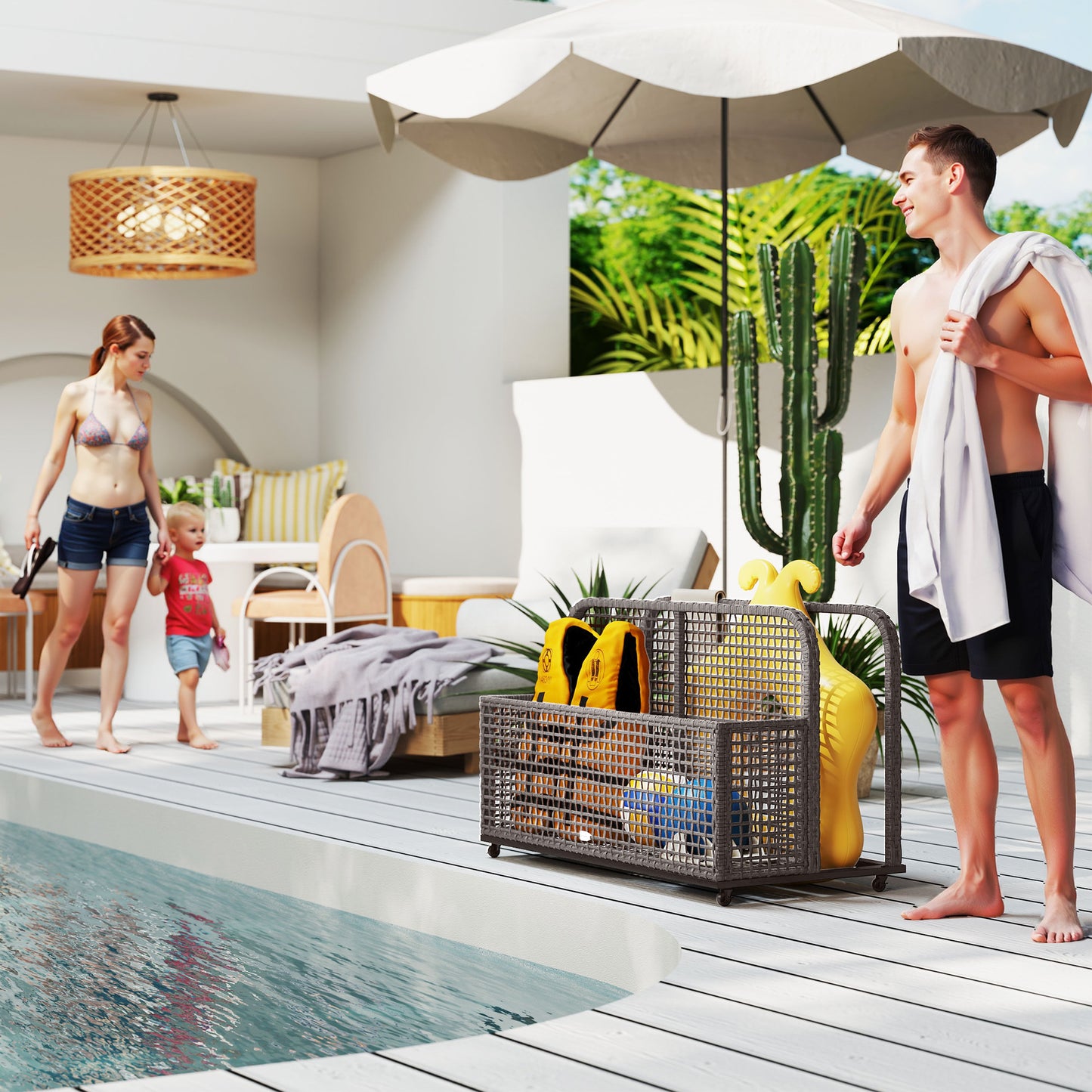Deluxe Pool Float Organizer