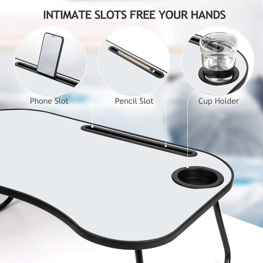 Laptop Stand For Bed, Portable Lap Desk